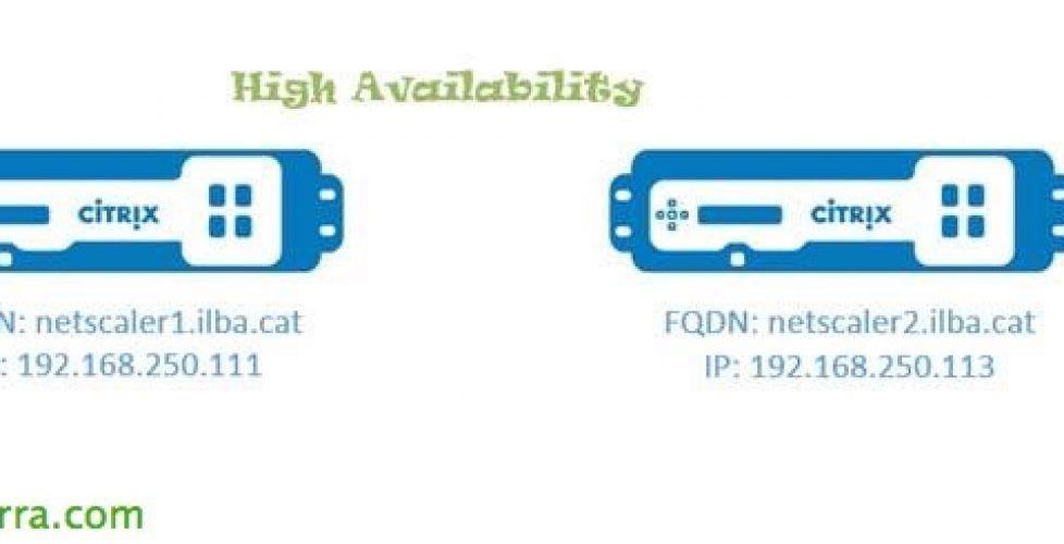 NetScaler Logo - Citrix Netscaler one HA | Blog Bujarra.com