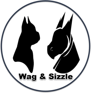 Sizzle Logo - Wag & Sizzle logo v3. Print Aura Printing Services