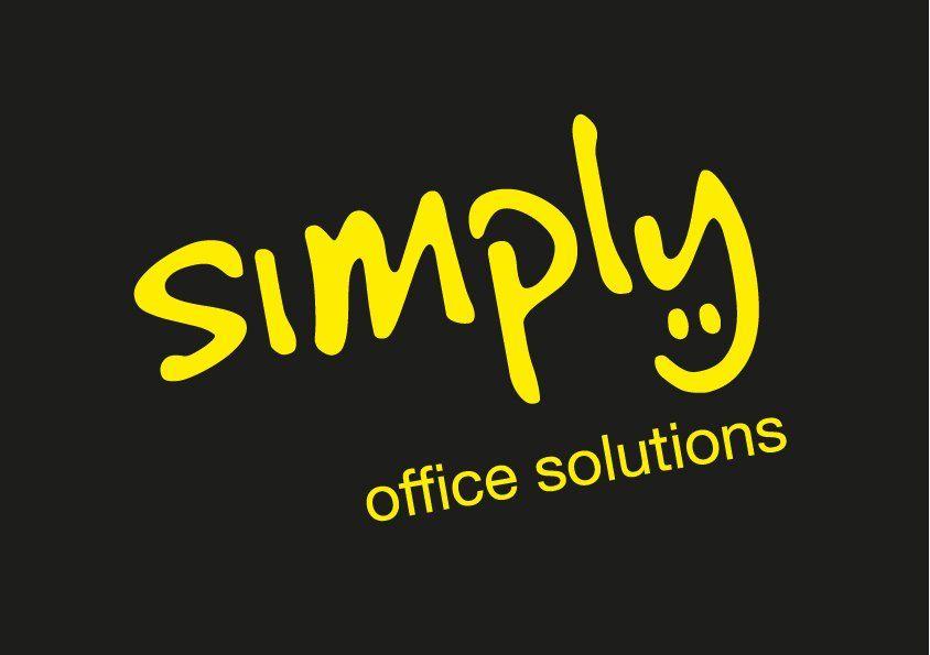 Simplylogo Logo - simply-logo-yellow-on-black - Barry Design & Print