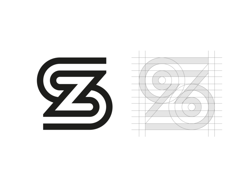 Sz Logo - SZ Monogram Logo Design (w/ Video Process)