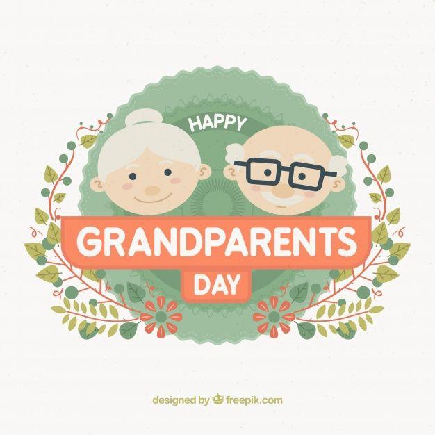 Grandparents Logo - Cute grandparents day design Vector | Free Download