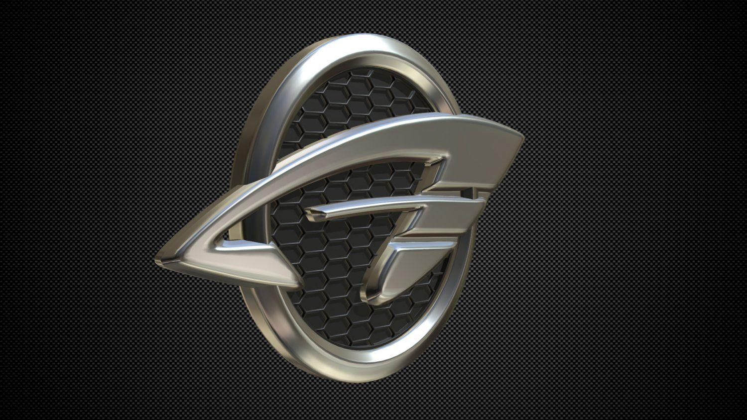Ravon Logo - Ravon logo 3D Model in Parts of auto 3DExport