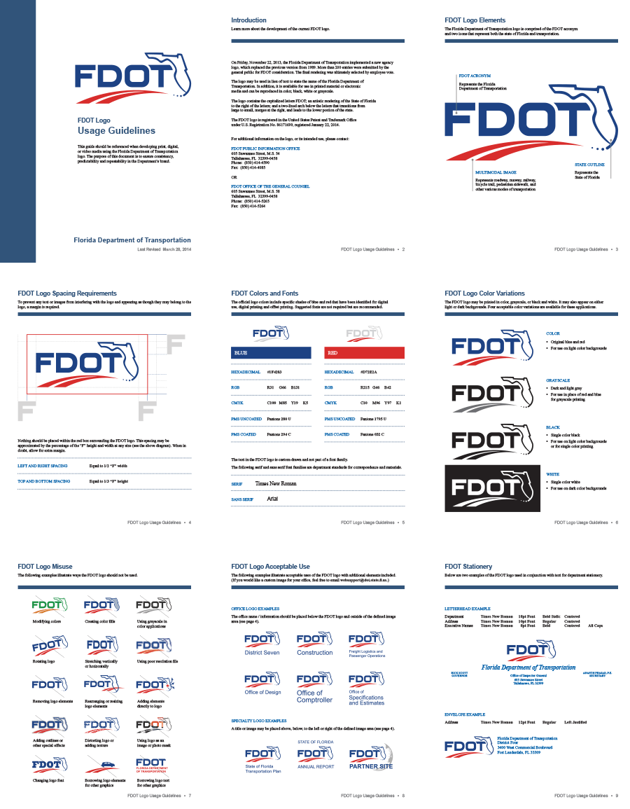 FDOT Logo - FDOT Logo & Identity Guide