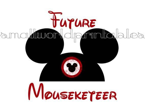 Mouseketeer Logo - INSTANT DOWNLOAD Future Mouseketeer hat Iron on for Maternity Shirt  Printable DIY digital file Mickey and Minnie