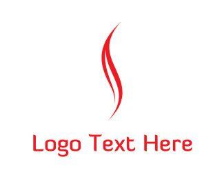 Red Curved Line Logo - Curved Logo Maker | BrandCrowd