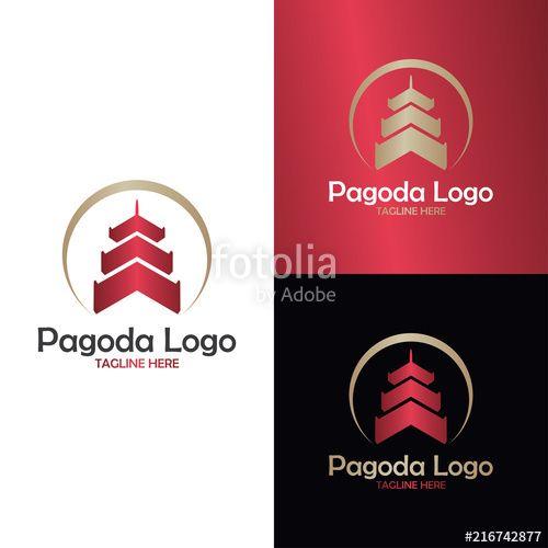 Pagoda Logo - Pagoda Logo Stock Image And Royalty Free Vector Files On Fotolia