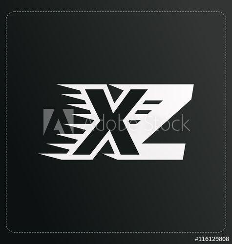 Xz Logo - XZ Two letter composition for initial, logo or signature this