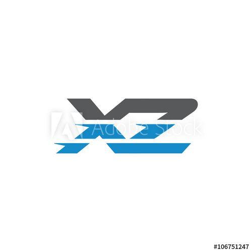 Xz Logo - Simple Modern Dynamic Letter Initial Logo xz this stock vector
