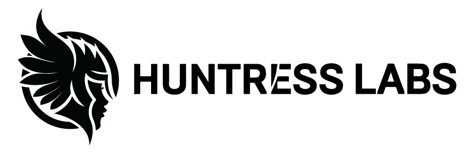 Huntress Logo - Huntress-Labs-Logo-and-Text-Black - IT By Design