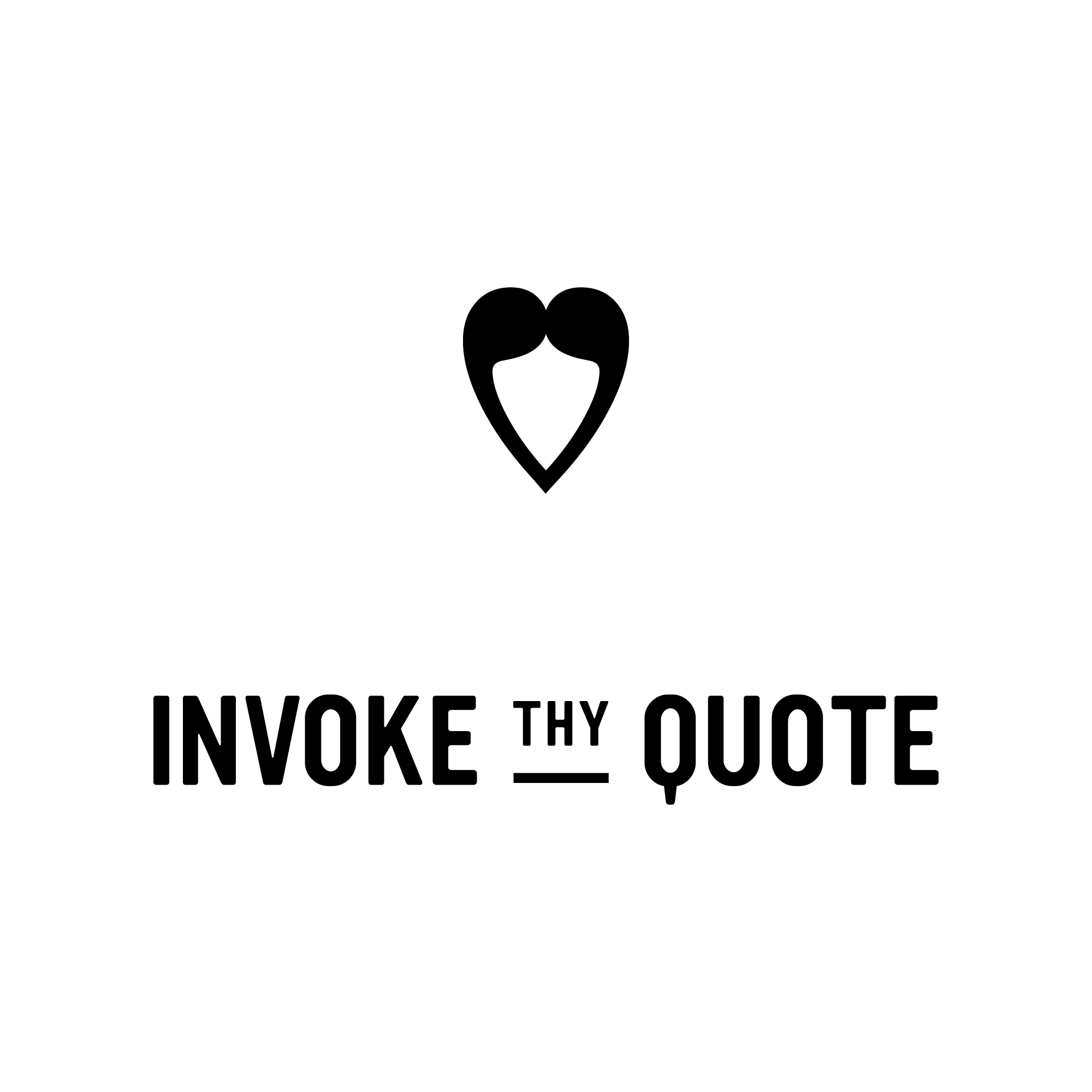 Quote Logo - Invoke Thy Quote Logo