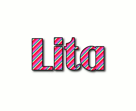 Lita Logo - Lita Logo. Free Name Design Tool from Flaming Text