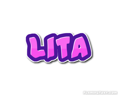 Lita Logo - Lita Logo. Free Name Design Tool from Flaming Text