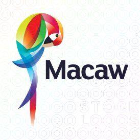 Macaw Logo - macaw logo | Birds-of-a-Feather | Parrot logo, Logo design ...