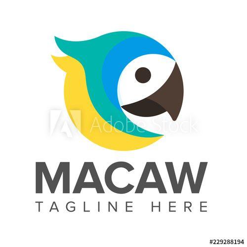 Macaw Logo - macaw bird parrot logo this stock vector and explore similar