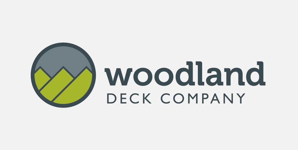 Deck Logo - Woodland Deck Company Logo, Brand Identity Design, Website Design