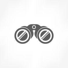 Binoculars Logo - Pinterest