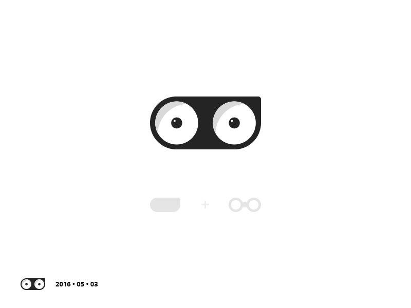 Binoculars Logo - Chat bubble + binoculars logo | log | Logos, Robot logo, App logo