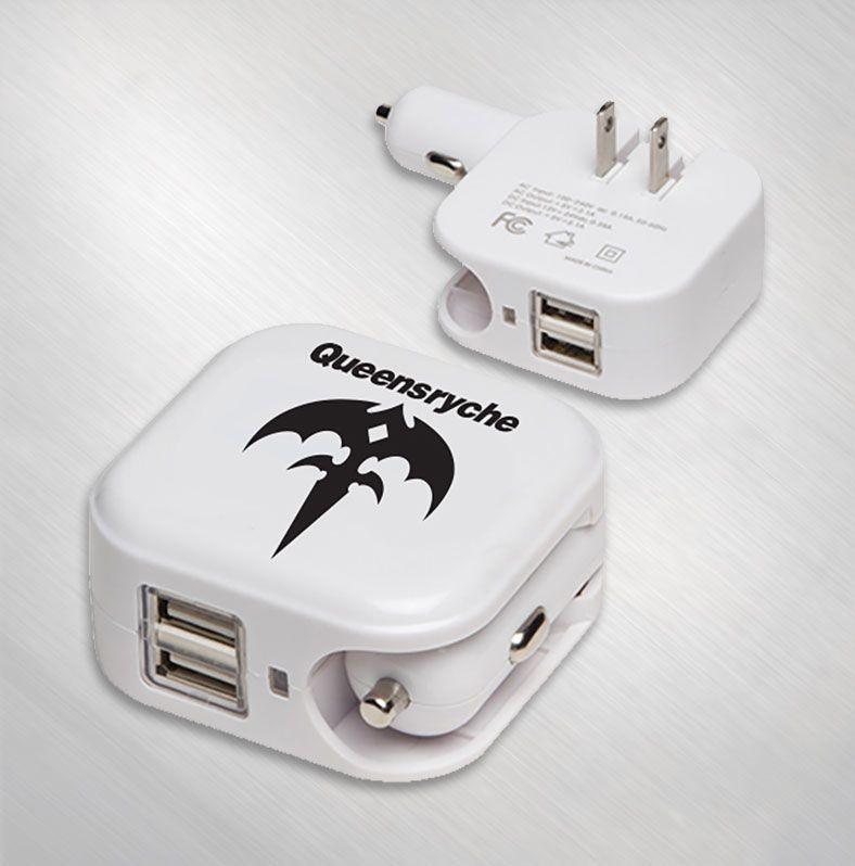 Triryche Logo - QUEENSRYCHE - Queensryche - Triryche Logo Auto & AC Adapter [QRY ...