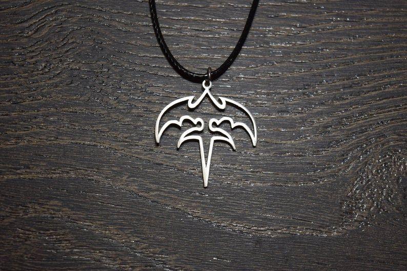 Triryche Logo - Queensryche tri-ryche triryche necklace pendant emblen amulet logo symbol  pin choker sharm medallion vintage