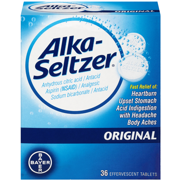 Alka-Seltzer Logo - Alka-Seltzer Original, 36 ct