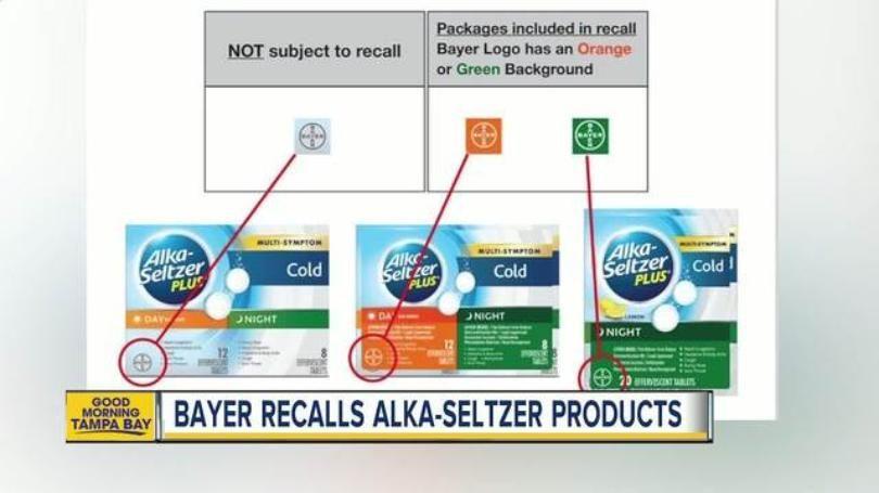 Alka-Seltzer Logo - Bayer Recalls Alka Seltzer Plus Due To Packaging Error