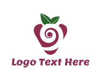 Spiril Logo - Strawberry Spiral Logo