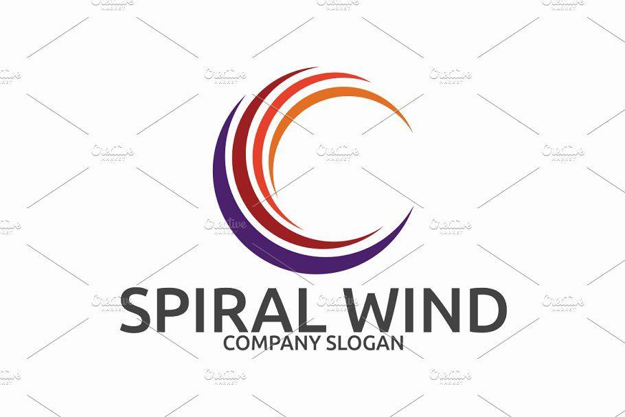 Spiril Logo - Spiral Wind Logo