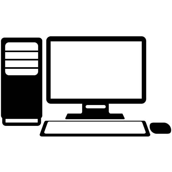 Desktop Logo - desktop computer image | free vectors | UI Download