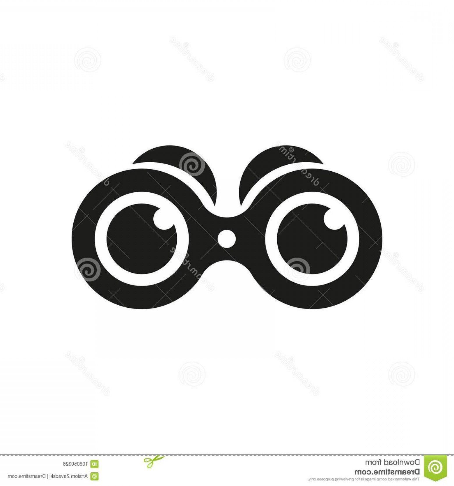 Binoculars Logo - Binoculars Eyes Vector Icon White Background Binoculars Eyes Vector