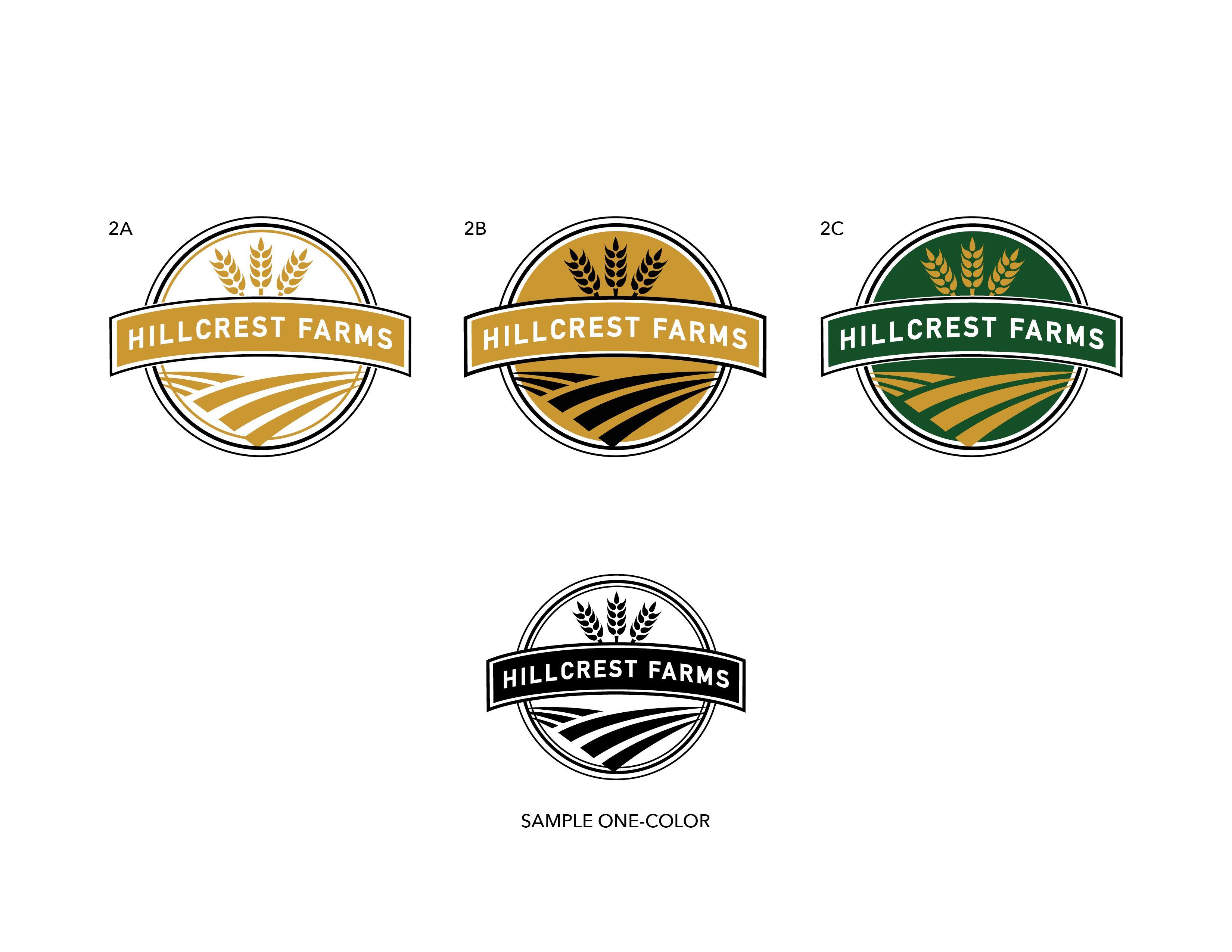 Hillcrest Logo - Hillcrest Farms | Calyer Designs