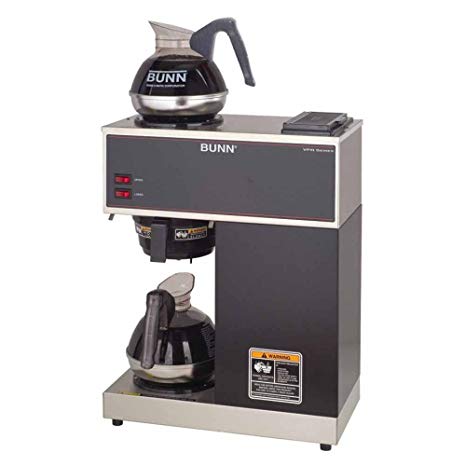 Bunn-O-Matic Logo - Bunn O Matic Pour O Matic Model VPR Coffee Brewer, Stainless Steel Black