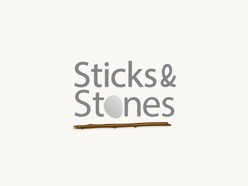 Sticks Logo - Sticks Stones logo design by Lewis Spearman for Desire Path on Dribbble