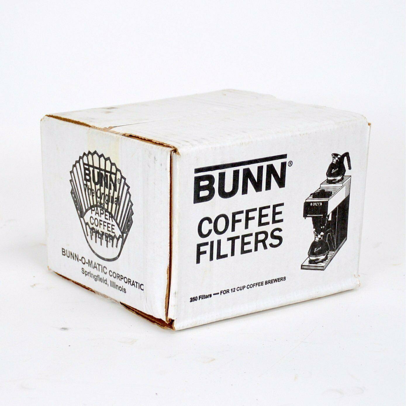 Bunn-O-Matic Logo - Bunn-o-matic Flat Bottom Coffee Filters 12-cup Size 250 Filters