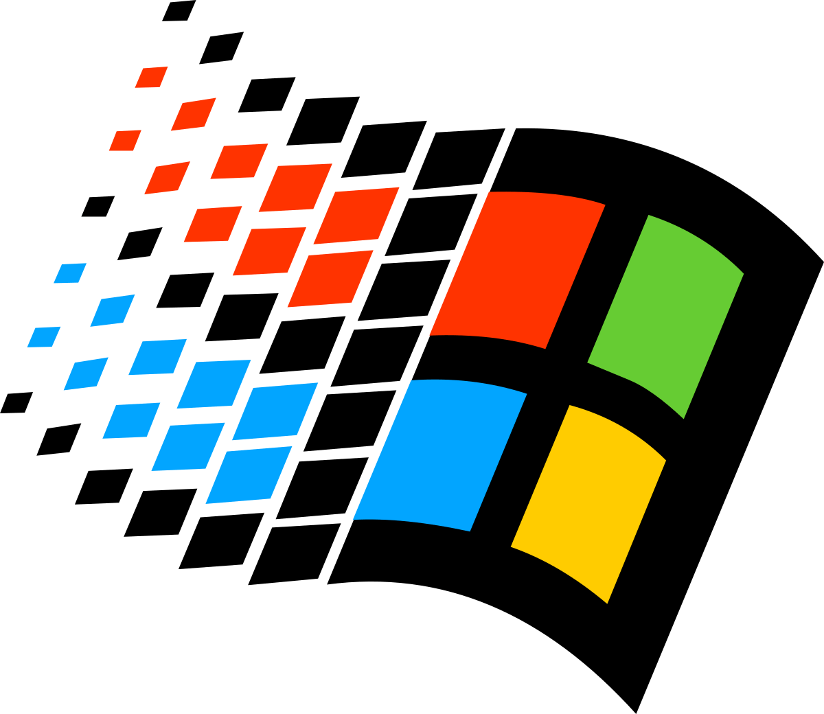 Windos Logo - Windows 95 - Simple English Wikipedia, the free encyclopedia