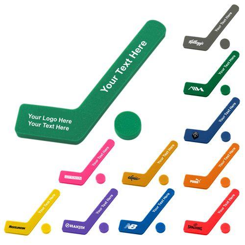 Sticks Logo - Inch Promotional Logo Foam Hockey Sticks and Pucks