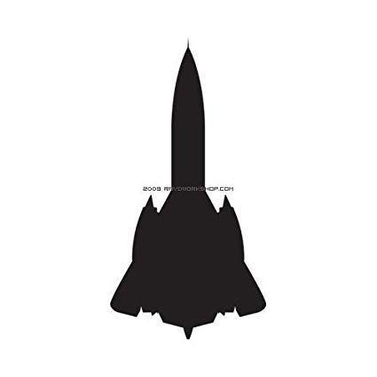 SR-71 Logo - (2x) 7