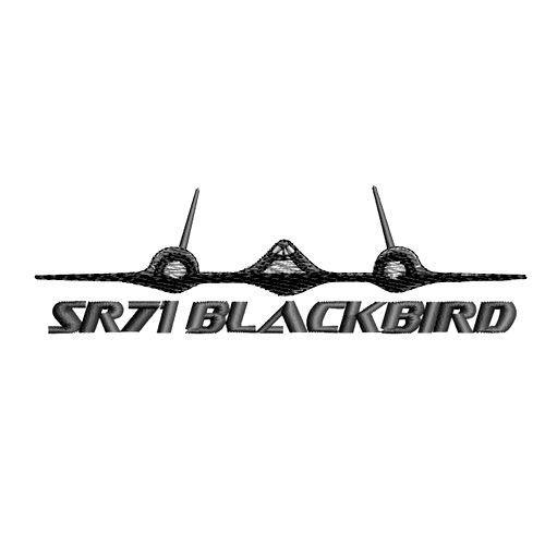SR-71 Logo - SR-71 SR71 Blackbird Military Plane Embroidery Design | sewing ...