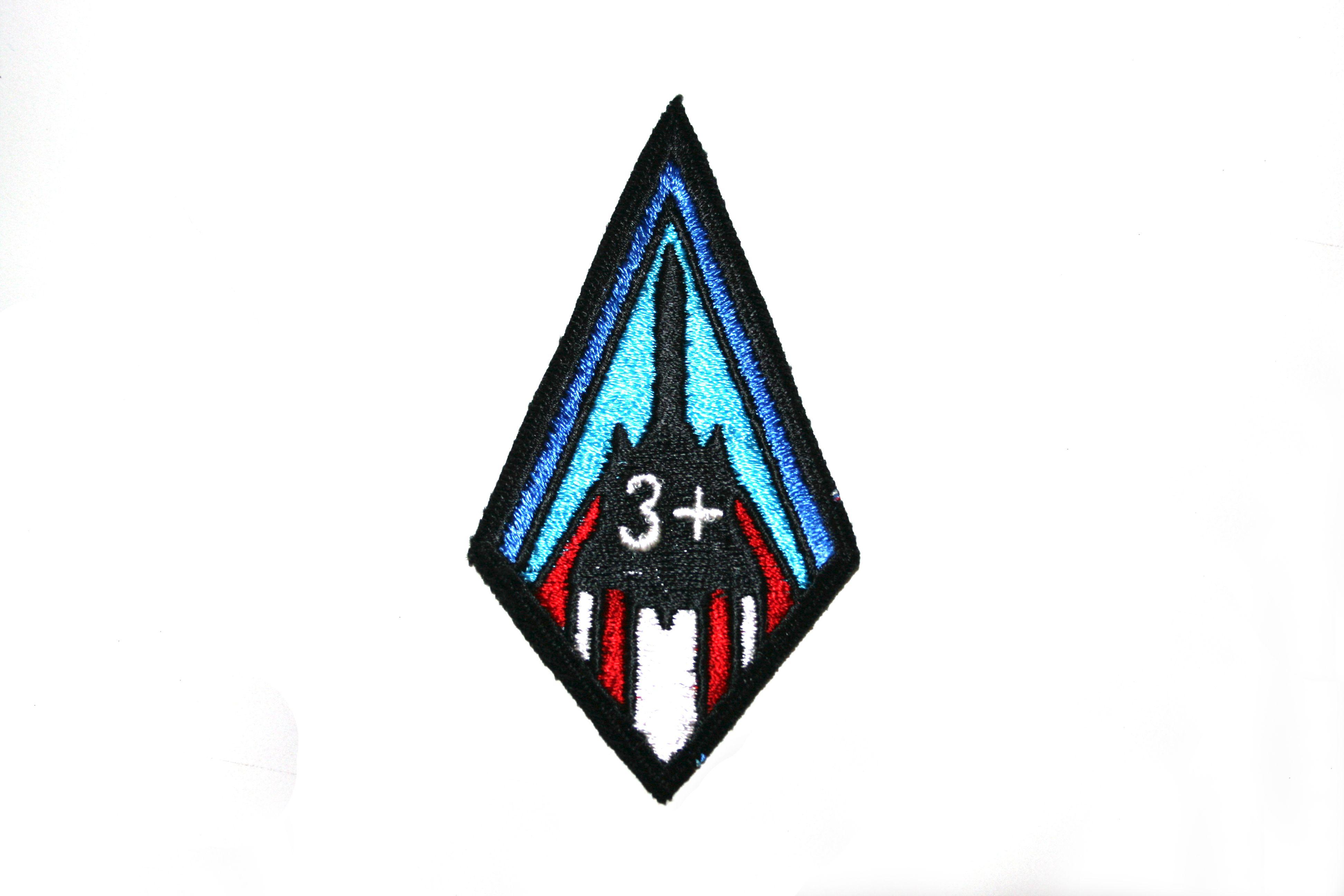 SR-71 Logo - Patch: SR 71 Mach 3+, Small Triangle