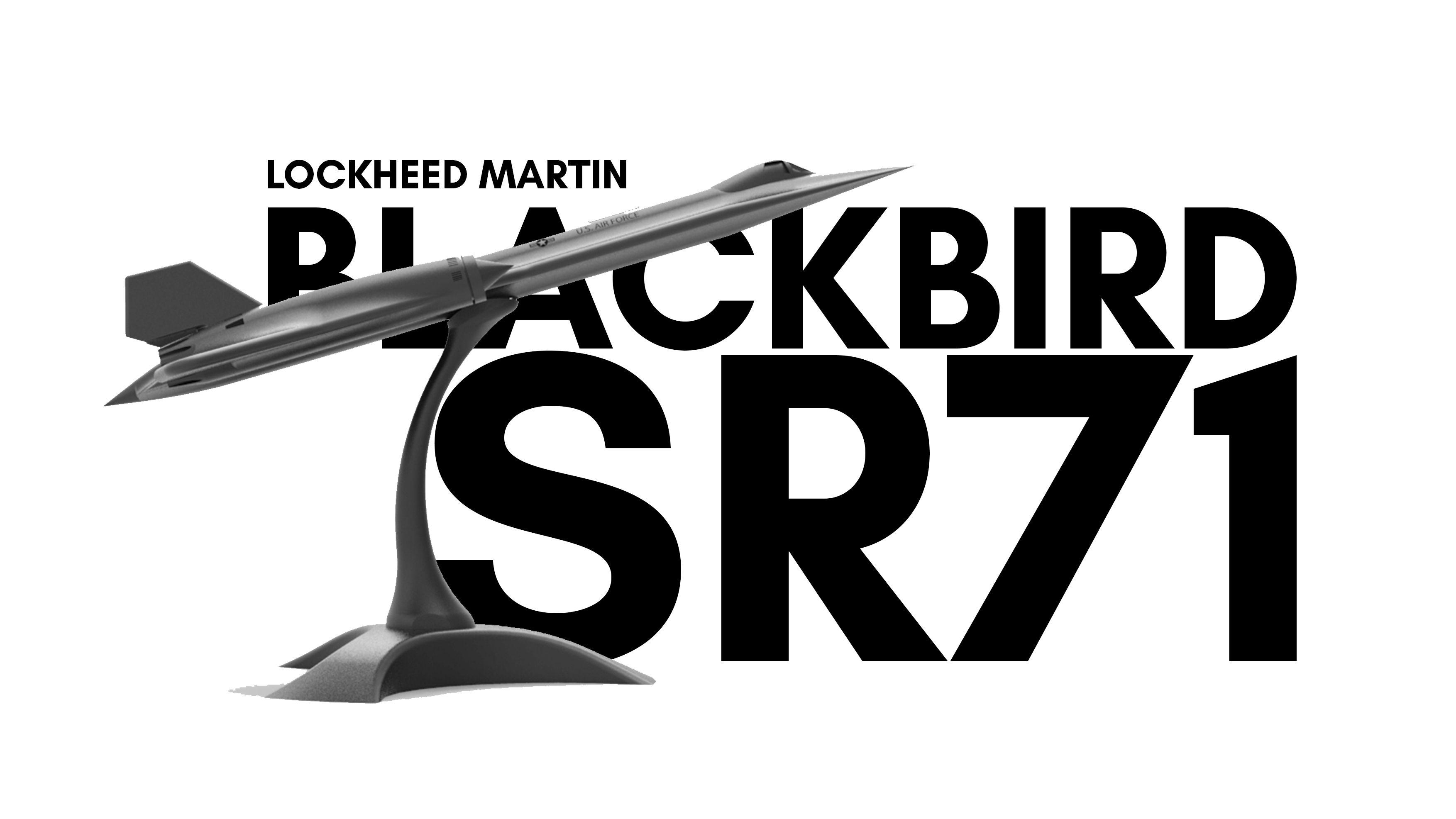 SR-71 Logo - Blackbird SR 71 by YipYip - Thingiverse
