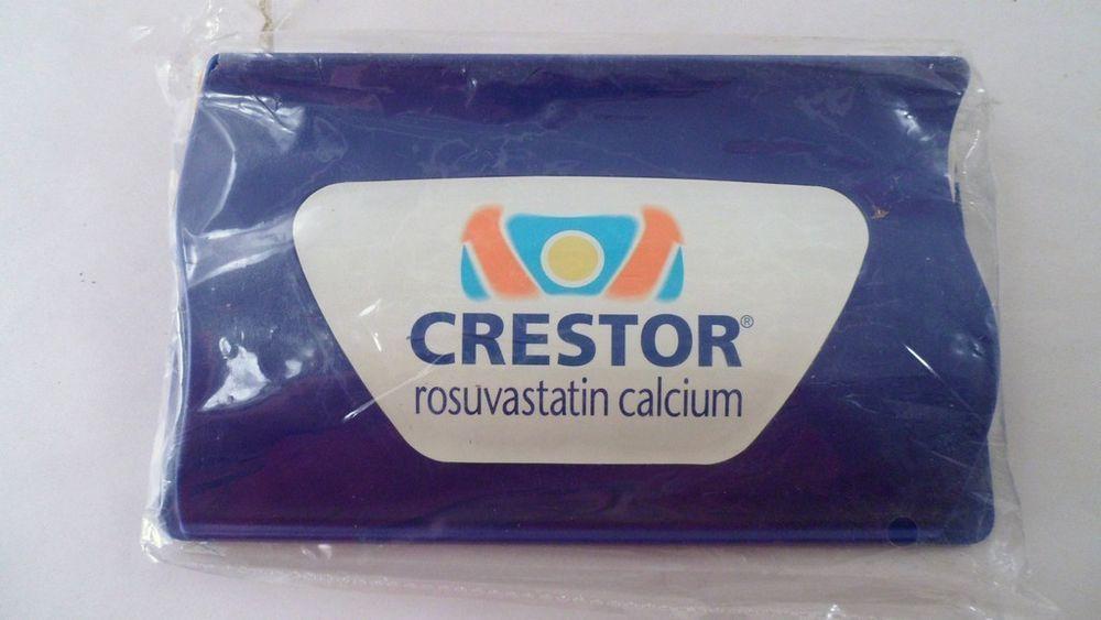 Crestor Logo - Sealed Drug Pharmaceutical Rep Crestor Rosuvastatin Calcium Large ...