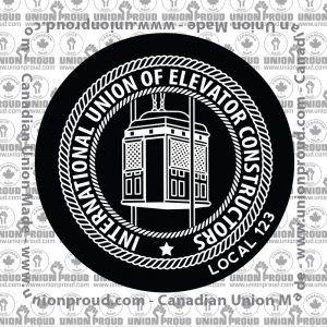 IUEC Logo - IUEC Plain Logo Union Decal