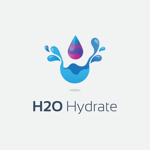 H20 Logo - New Business Logo for H2O Hydrate | Logo & brand identity pack contest
