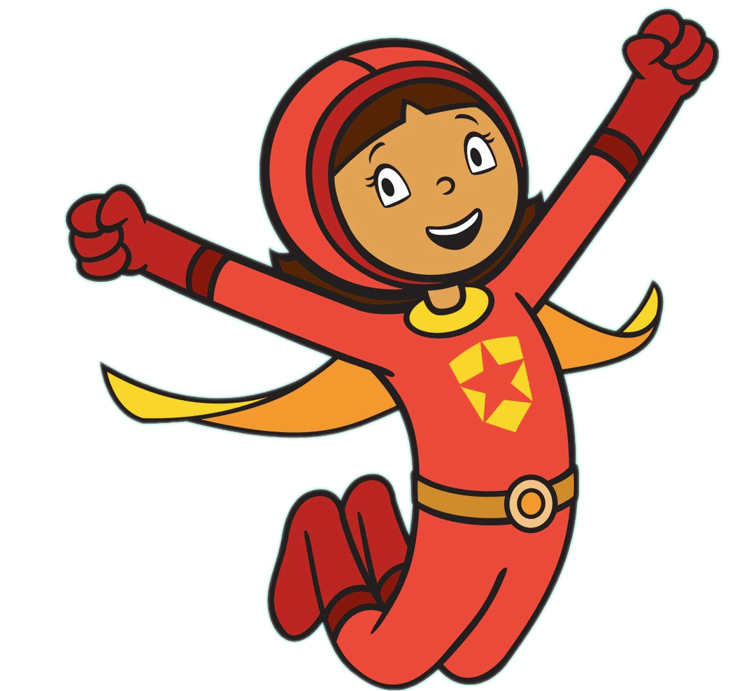 WordGirl Logo - WordGirl Jumping Up transparent PNG - StickPNG