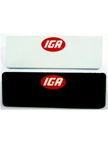 IGA Logo - IGA Logo Badge - Display Decoration | Hospitality | Badge, Name ...