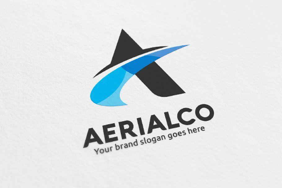 Aerial Logo - Aerial Letter A Logo Logo Templates Creative Market