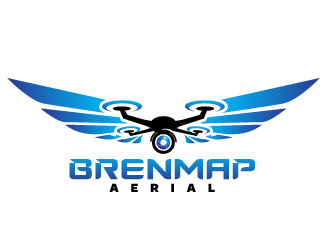 Aerial Logo - BRENMAP AERIAL logo design