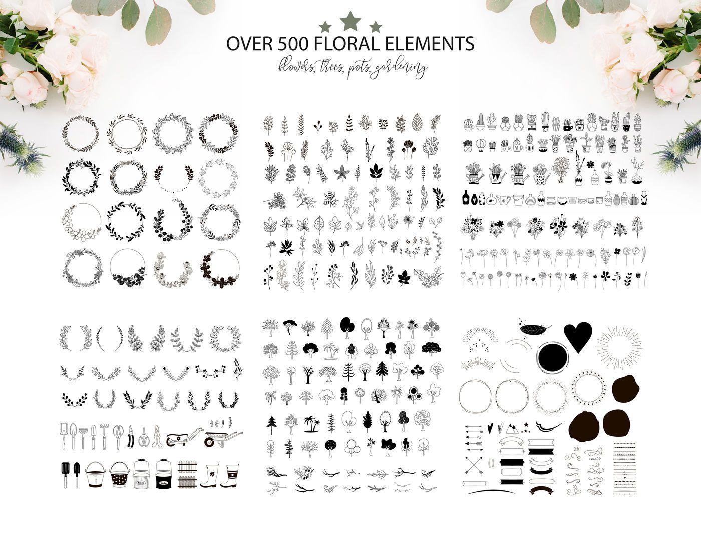 Flowery Logo - Flowery Logo Creator By switzershop | TheHungryJPEG.com