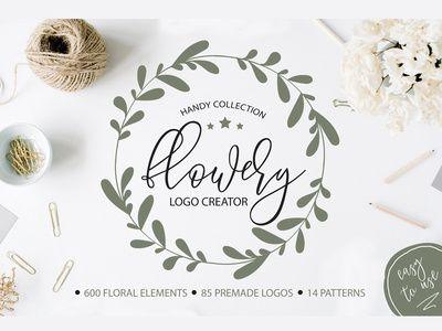 Flowery Logo - Florist Logo designs, themes, templates and downloadable graphic ...