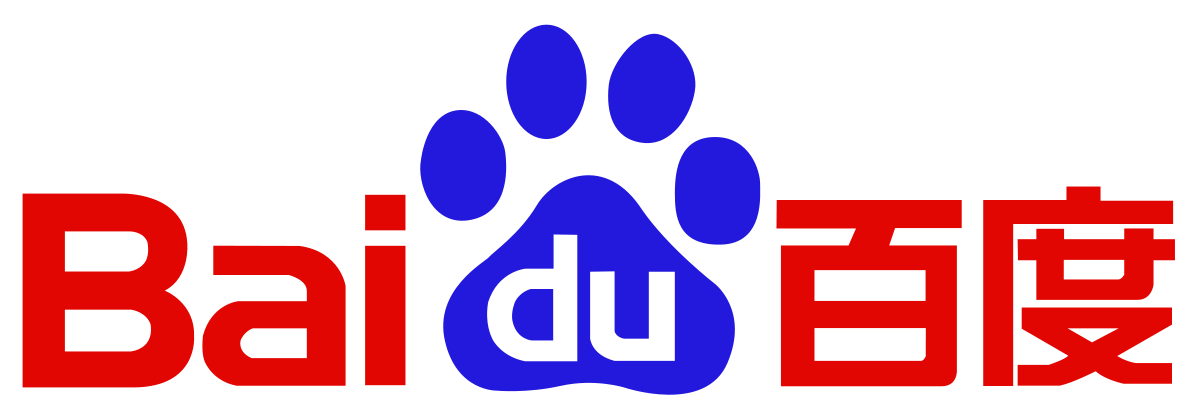 Asian Print Blue Paw Logo - Baidu