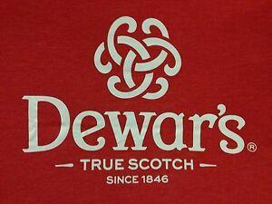 Dewar's Logo - Details about VINTAGE DEWAR'S SCOTCH RED T SHIRT XXL